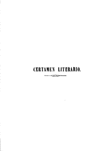 certamen literario. - Biblioteca Virtual de Andalucía