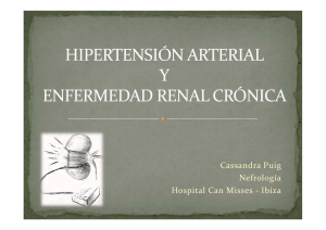 Hipertensión arterial y Enfermedad Renal Crónica