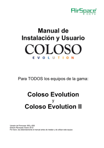 Manual de Instalación de DVR AIRSPACE COLOSO