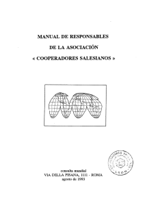 manual de responsables de la asociación « cooperadores salesianos