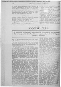 consultas - Revista Clínica Española
