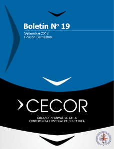 Boletín CECOR - Conferencia Episcopal de Costa Rica