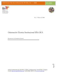 OTI IIN-OEA 1/2008 - Instituto Interamericano del Niño, la Niña y