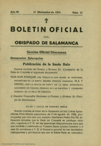 BOLETIN OFICIAL - summa - Universidad Pontificia de Salamanca