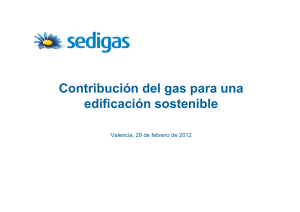 Contribución del gas para una edificación sostenible
