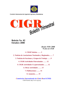 Boletín No. 82 Octubre 2008