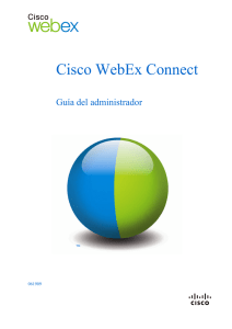 Cisco WebEx Connect - Sign in to manage your WebEx account