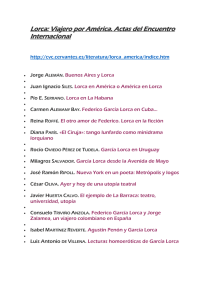 Lorca: Viajero por América. Actas del Encuentro Internacional