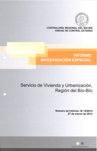 Servicio de Vivienda y Urbantzación, Región del