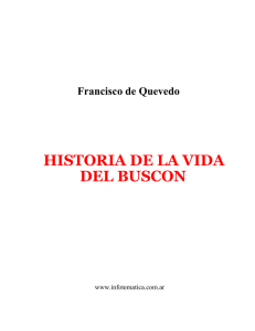 Historia de la Vida del Buscon (Francisco Quevedo)