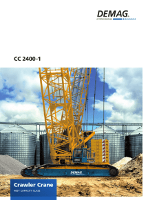 CC 2400-1 Crawler Crane
