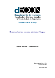 Marco regulatorio y empresas públicas en Uruguay