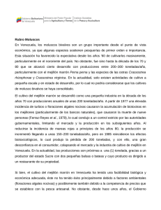 Rubro Moluscos En Venezuela, los moluscos bivalvos