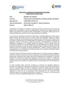 Bogotá D - Agencia Nacional de Defensa Jurídica del Estado