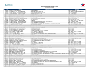 Beca para Estudios de Doctorado en Chile. Año