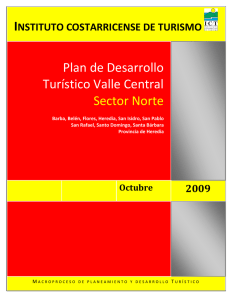 Plan - Instituto Costarricense de Turismo