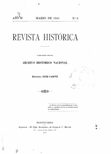 revista histórica - Publicaciones Periódicas del Uruguay