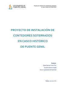 Proyecto - Ayuntamiento de Puente Genil