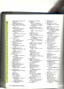 520 English-Spanish Vocabulary