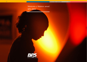 Memoria y Balance anual BPS 2004
