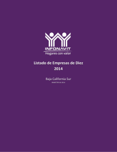 Listado de Empresas de Diez 2014