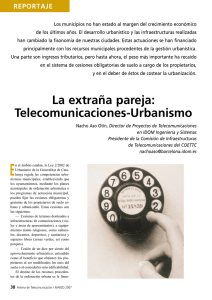 Telecomunicaciones-Urbanismo - Colegio Oficial de Ingenieros