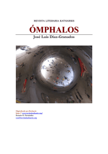 ómphalos - Revista literaria Katharsis