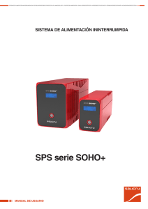 Manual Sai Salicru SPS SOHO+