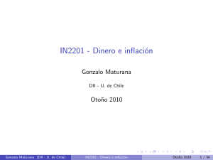 IN2201 - Dinero e inflación - U