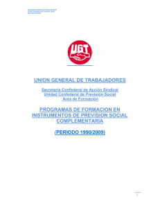 UNION GENERAL DE TR PROGRAMAS DE INSTRUMENTOS DE