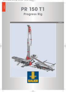 PR 150 T1 - BAUER Deep Drilling