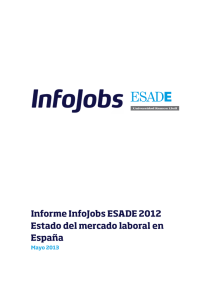 Informe InfoJobs ESADE 2012 Estado del mercado laboral en España