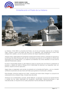 Embellecerán el Prado de La Habana