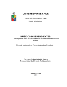 universidad de chile músicos independientes