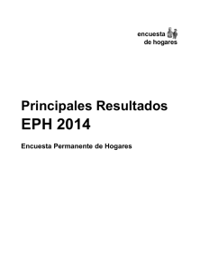 publicación de la EPH 2014