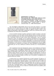 Barandiaran, José Miguel de. Diario personal. Vol. 1
