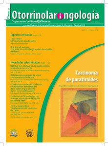 Carcinoma de paratiroides