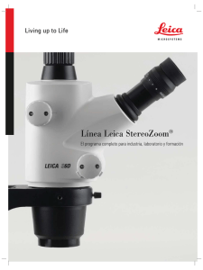 Línea Leica StereoZoom