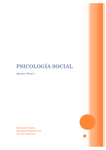 psicología social - Tecnología Social