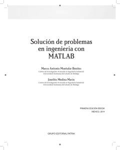 Solución de problemas en ingeniería con Matlab