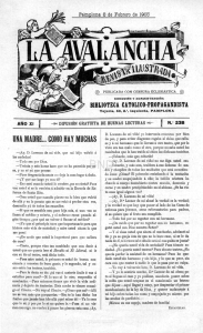 La Avalancha : revista ilustrada. Año 11, n. 238 (8 febrero 1905)
