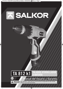 TA 812 k1 SALKOR manual_Manual Salkor.qxd