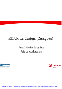 EDAR La Cartuja (Zaragoza)