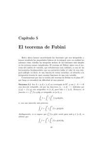 5. El teorema de Fubini