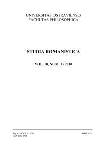 studia romanistica - Dokumenty