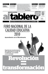 revoluciÓn educativa - Ministerio de Educación