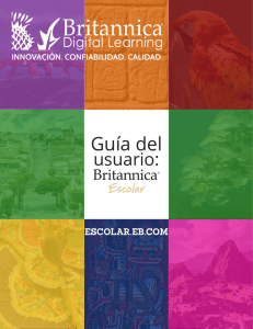 Guía de usuario - Britannica Digital Learning