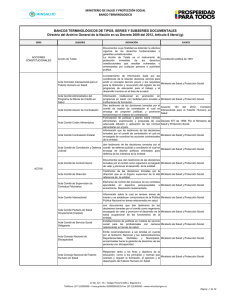 Banco Terminológico MSPS - Ministerio de Salud y Protección Social