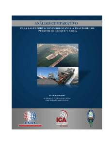 Analisis Comparativo para las exportaciones bolivianas