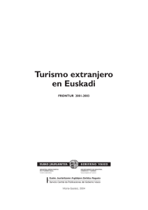 Turismo extranjero en Euskadi